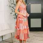Extra Sentimental Wide Strap Tiered Dress