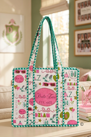 SC - ETA 6/1 - Delta Zeta Sorority Tote Bag