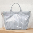 SC - Blue Pinstripe TOTE BAG with Strap