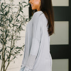 Feel That Something Contrast Sleeve Top