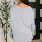 Feel That Something Contrast Sleeve Top