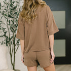 Fight the Feeling Top and Bottom Set in Brown