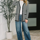 Finagle Your Way Striped Cardigan