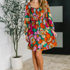 Floral Affairs Scoop Neck Dress
