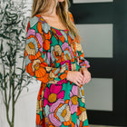 Floral Affairs Scoop Neck Dress