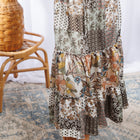 Floral Patches - Midi Skirt