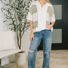Good For Me Collared Knit Top