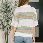 Good For Me Collared Knit Top