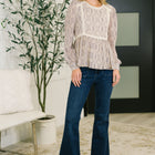 Gorgeous Girl Floral Peplum Blouse