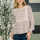 Gorgeous Girl Floral Peplum Blouse