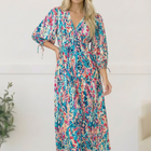 Pop of Paradise Turquoise Dress