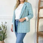 Mint To Be Plaid Blazer