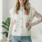 Rose Garden Knit Vest