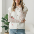 Rose Garden Knit Vest