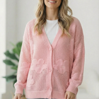 The Pink Daydream Netted Cardigan