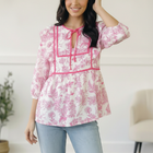 Where is the Garden Party Tie Blouse