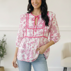 Where is the Garden Party Tie Blouse