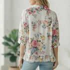 Home for the Weekend Floral Peplum Blouse