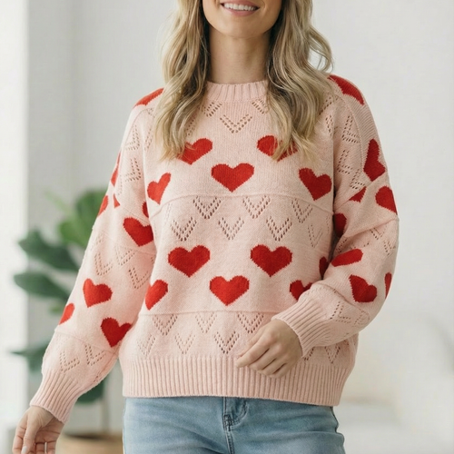 A Love Note Heart Sweater