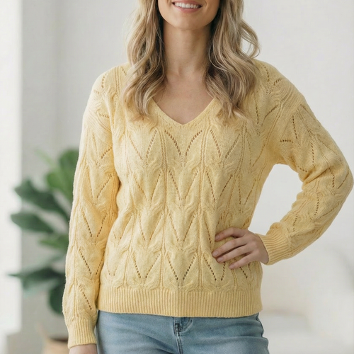 I'll Meet You at the Tennis Match Patterned Sweater