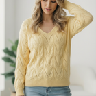 I'll Meet You at the Tennis Match Patterned Sweater