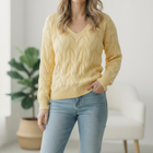 I'll Meet You at the Tennis Match Patterned Sweater