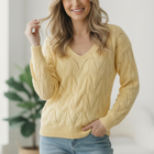 I'll Meet You at the Tennis Match Patterned Sweater