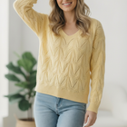 I'll Meet You at the Tennis Match Patterned Sweater