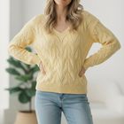 I'll Meet You at the Tennis Match Patterned Sweater
