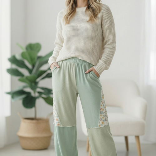 Sage Blossom Lounge Pants