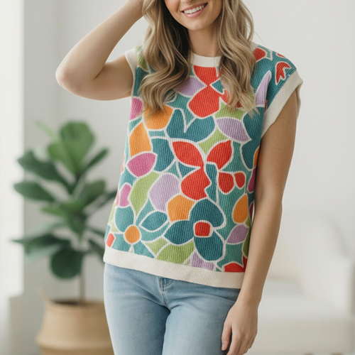 A Work of Art Ribbed Vest