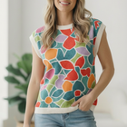 A Work of Art Ribbed Vest