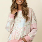 A Little Bias Printed Patchwork Top