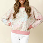 A Little Bias Printed Patchwork Top