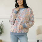 Meadow Breeze Floral Pullover