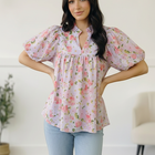 Painted Blossoms Posey Top