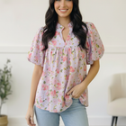 Painted Blossoms Posey Top