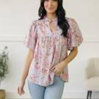 Painted Blossoms Posey Top