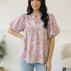 Painted Blossoms Posey Top