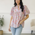 Painted Blossoms Posey Top