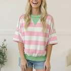 Pink Sugar Rush Colorblock Tee
