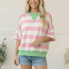 Pink Sugar Rush Colorblock Tee