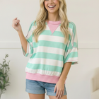 Mint Sugar Rush Colorblock Tee
