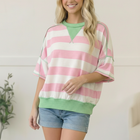 Pink Sugar Rush Colorblock Tee