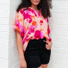 Hazy Cosmic Jive Relaxed Blouse