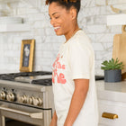 Here For The Pie Graphic T-Shirt In Cream