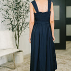 Hold Me Down Midi Dress in Navy
