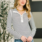 I Know What I Want Long Sleeve Henley Top- 3/3/2026