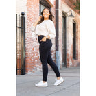 Black leggings with pockets 