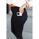 Black leggings with pockets 
